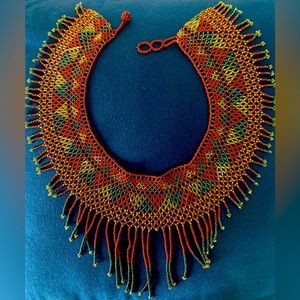 “HANDBEADED NECKLACE FROM GUATEMALA